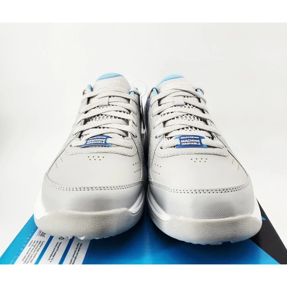 Skechers‎ Viper Court Smash Pickleball Shoes Gray Blue 172072 GYBL Womens 10